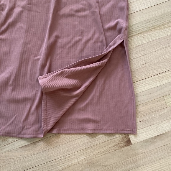 NWT Abercrombie Ribbed MIDI Dress - dusty rose - XL - Picture 4 of 6